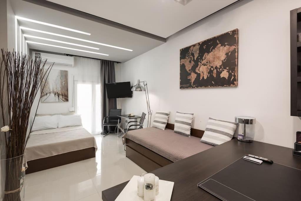 Modern Office Apartment.Wifi,2A/C,Luxury Fur/Tures Thessaloniki Exterior photo