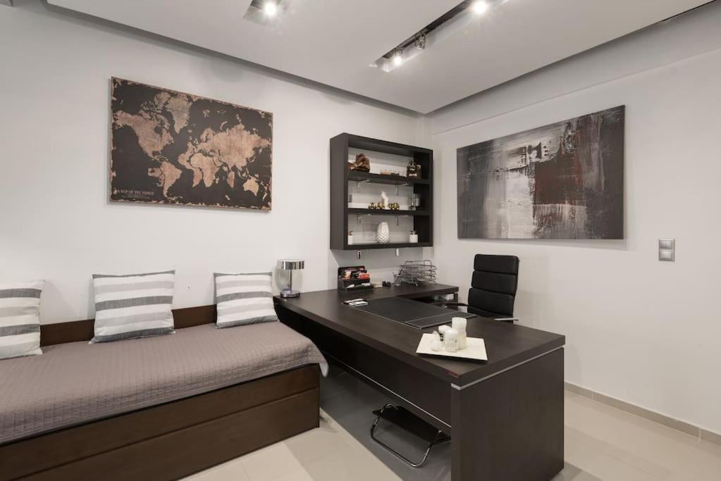 Modern Office Apartment.Wifi,2A/C,Luxury Fur/Tures Thessaloniki Exterior photo