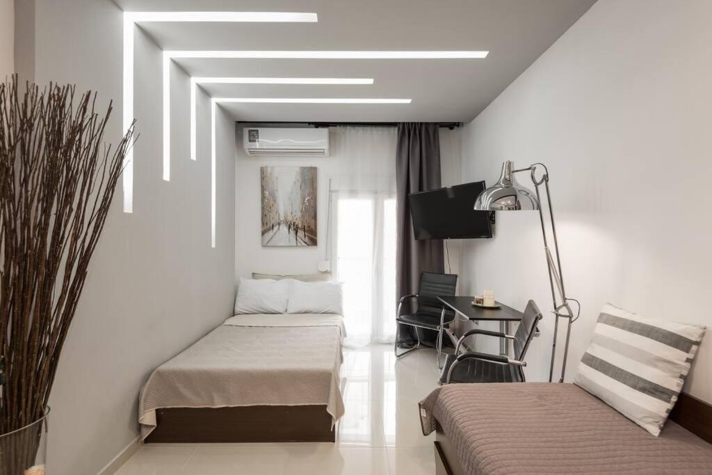 Modern Office Apartment.Wifi,2A/C,Luxury Fur/Tures Thessaloniki Exterior photo
